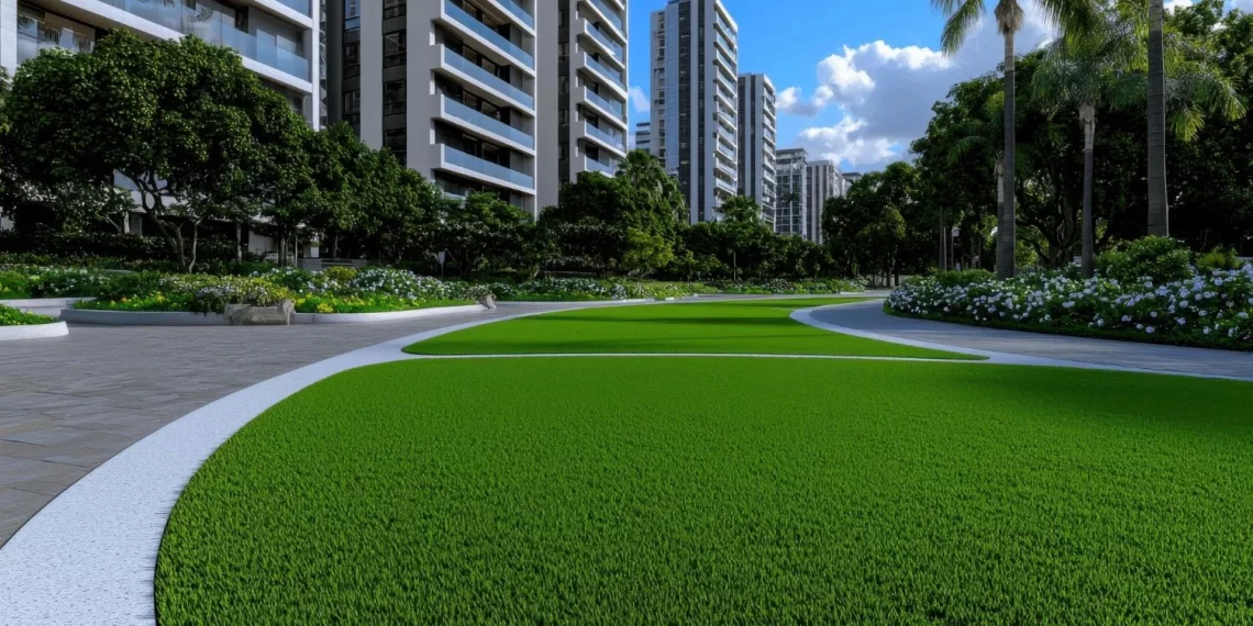 Do esporte ao lazer: soluções completas com grama sintética e pisos para condomínios